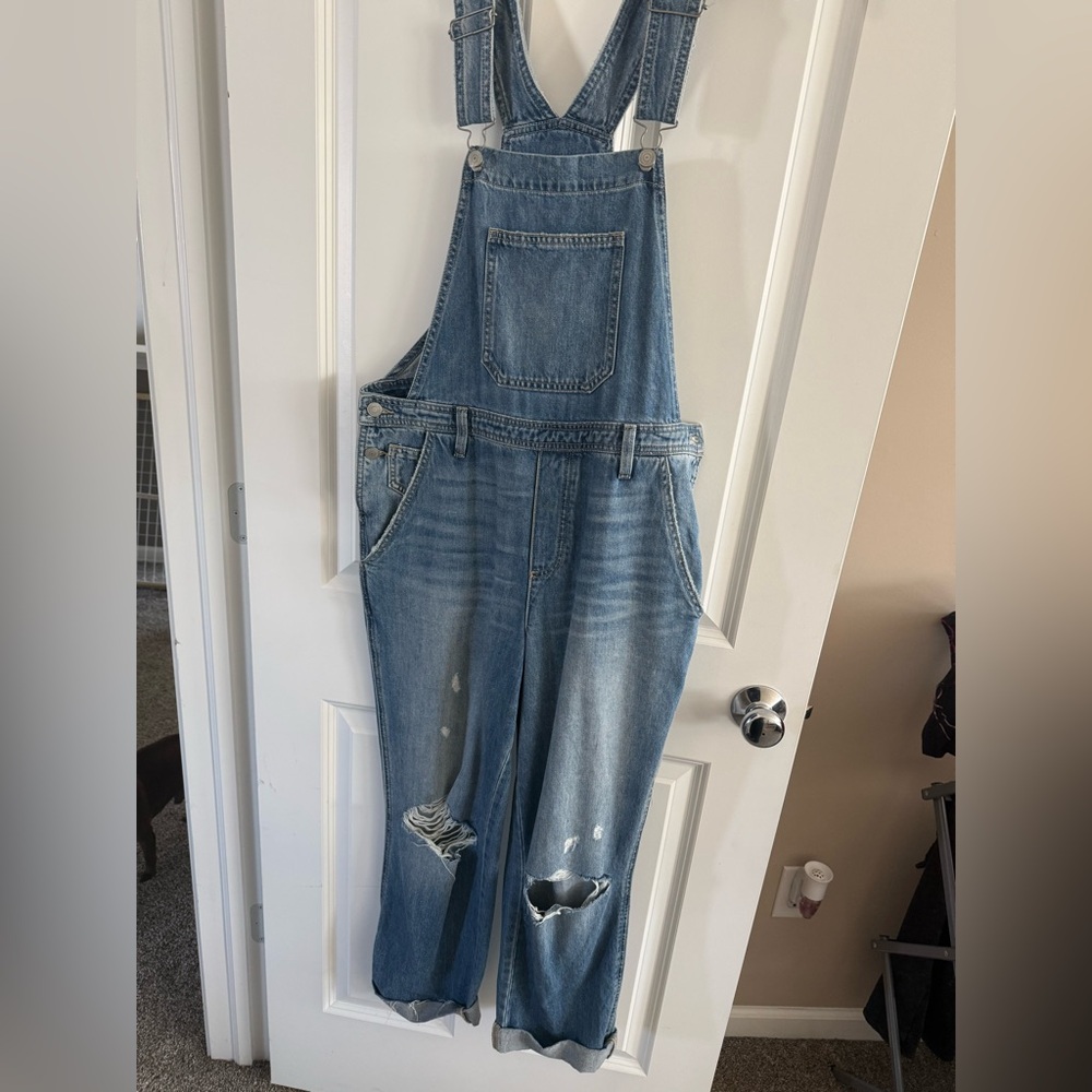 Lucky Brand Blue Denim Overalls
